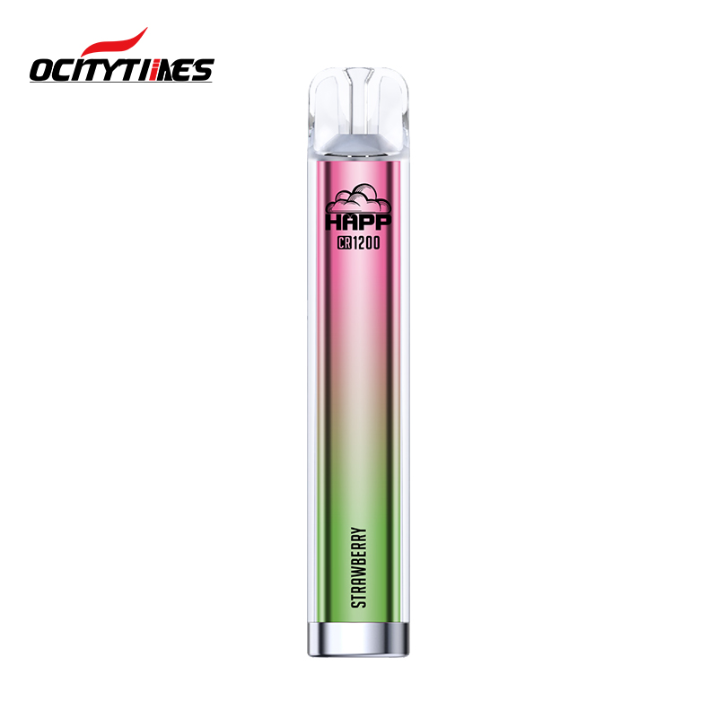 2023 Happ CR1200 Puffs 電子タバコ 電子ペン ニコチン 使い捨て Vape by Ocitytimes